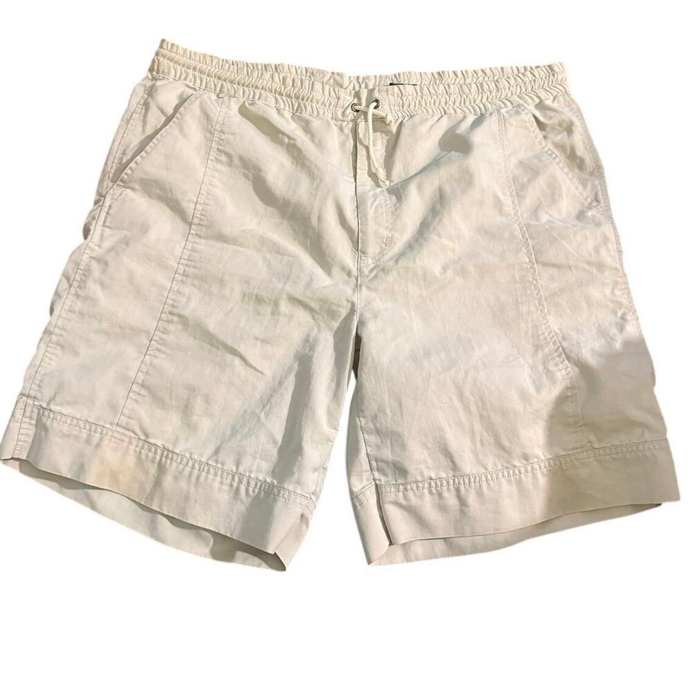 Christian Dior Monsieur Men’s Cream  Drawstring Shorts XL Cotton Blend Casual